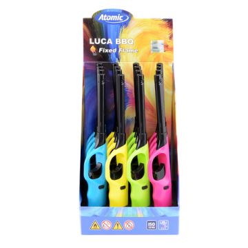 Stabfeuerzeug Luca 23cm 4 Farben Sortiert