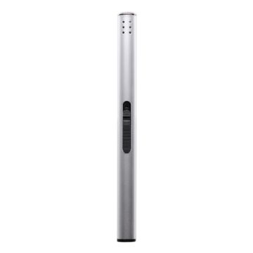 Stabfeuerzeug Oval Alu 18cm Chrom