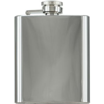 Flachmann 90ml Edelstahl poliert