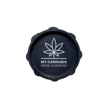 Hemp Grinder 2-teilig ø53 mm Schwarz 